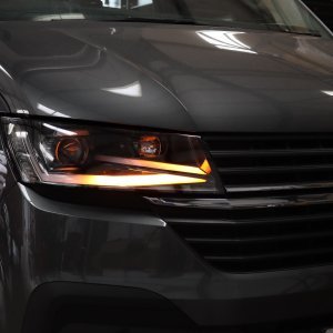 vw t6.1 gloss chromw inner led drl headlight upgrade
