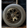 warlord rhino black wheel tyre VW