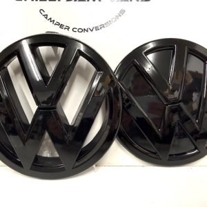Mk3 gloss black caddy front and rear badge upgrade