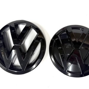 Mk3 gloss black caddy front and rear badge upgrade