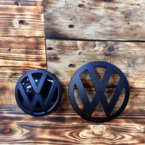 t5, vw, volkswagen, badge, matte black, decor, van transformation