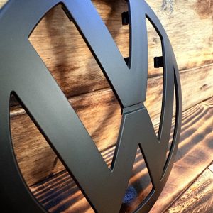 t5, vw, volkswagen, badge, matte black, decor, van transformation