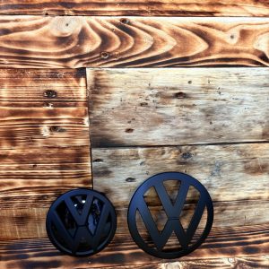 t5, vw, volkswagen, badge, matte black, decor, van transformation