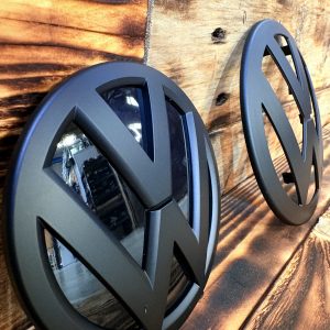t5, vw, volkswagen, badge, matte black, decor, van transformation