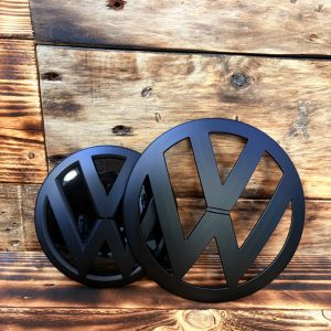t5, vw, volkswagen, badge, matte black, decor, van transformation